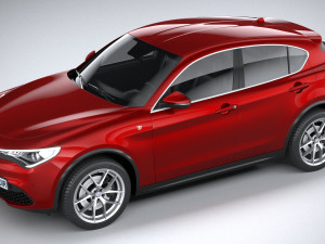 Alfa Romeo Stelvio TI 2020 Modèle 3D