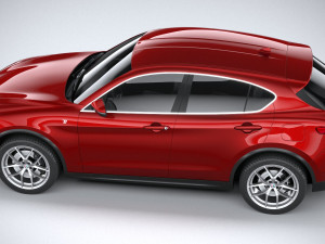 Alfa Romeo Stelvio TI 2020 Modèle 3D