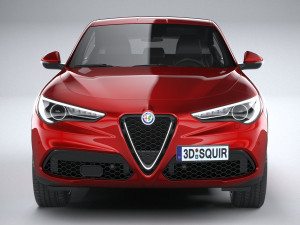 Alfa Romeo Stelvio TI 2020 Modèle 3D