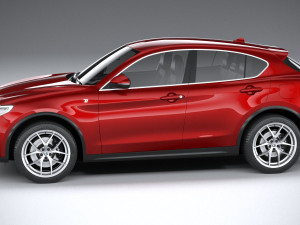Alfa Romeo Stelvio TI 2020 Modèle 3D
