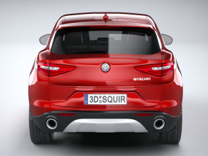 Alfa Romeo Stelvio TI 2020 Modèle 3D