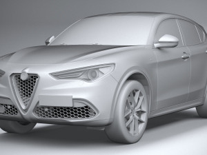 Alfa Romeo Stelvio TI 2020 Modèle 3D