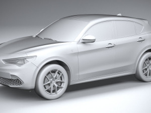 Alfa Romeo Stelvio TI 2020 Modèle 3D