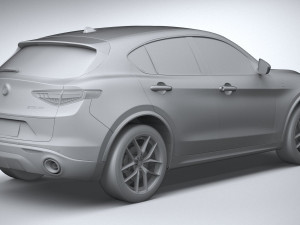 Alfa Romeo Stelvio TI 2020 Modèle 3D