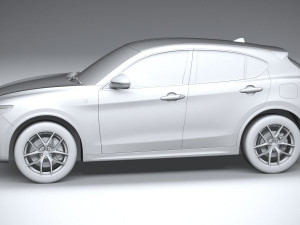 Alfa Romeo Stelvio TI 2020 Modèle 3D