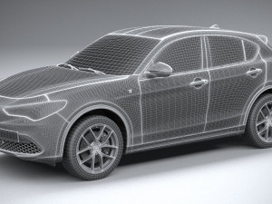 Alfa Romeo Stelvio TI 2020 Modèle 3D