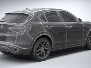 Alfa Romeo Stelvio TI 2020 Modèle 3D