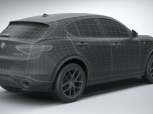 Alfa Romeo Stelvio TI 2020 Modèle 3D