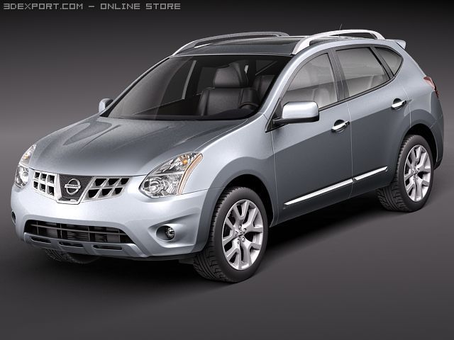 Nissan Rogue Modelo 3D .c4d .max .obj .3ds .fbx .stl .blend 