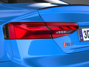Audi RS5 Coupe 2020 3D Model