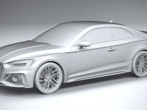 Audi RS5 Coupe 2020 3D Model