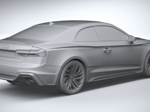 Audi RS5 Coupe 2020 3D Model