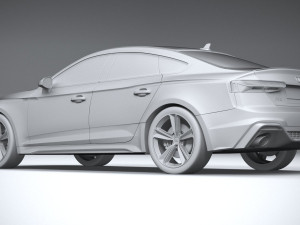 Audi RS5 Sportback 2020 3D Model