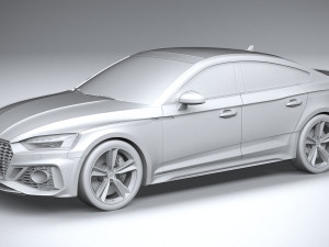 Audi RS5 Sportback 2020 3D Model