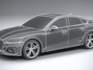 Audi RS5 Sportback 2020 3D Model
