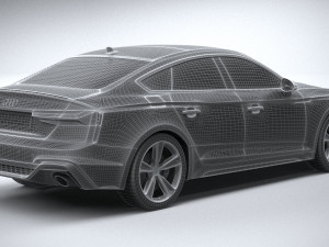 Audi RS5 Sportback 2020 3D Model