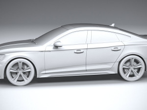 Audi RS5 Sportback 2020 3D Model