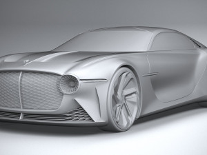 Bentley EXP 100 GT Concept 2019 3D मॉडल