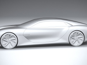 Bentley EXP 100 GT Concept 2019 3D मॉडल