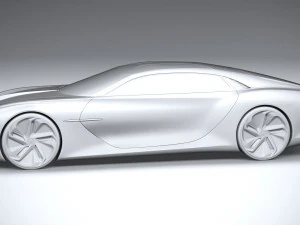 Bentley EXP 100 GT Concept 2019 3D Model