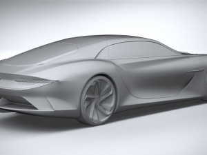 Bentley EXP 100 GT Concept 2019 3D मॉडल