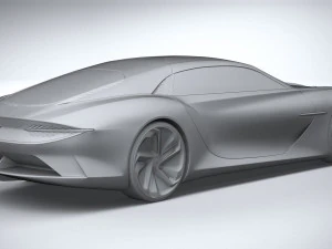 Bentley EXP 100 GT Concept 2019 3D Model