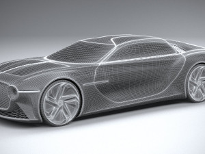 Bentley EXP 100 GT Concept 2019 3D मॉडल