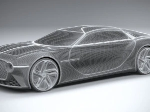 Bentley EXP 100 GT Concept 2019 3D Model
