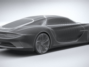 Bentley EXP 100 GT Concept 2019 3D मॉडल