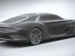 Bentley EXP 100 GT Concept 2019 3D Model