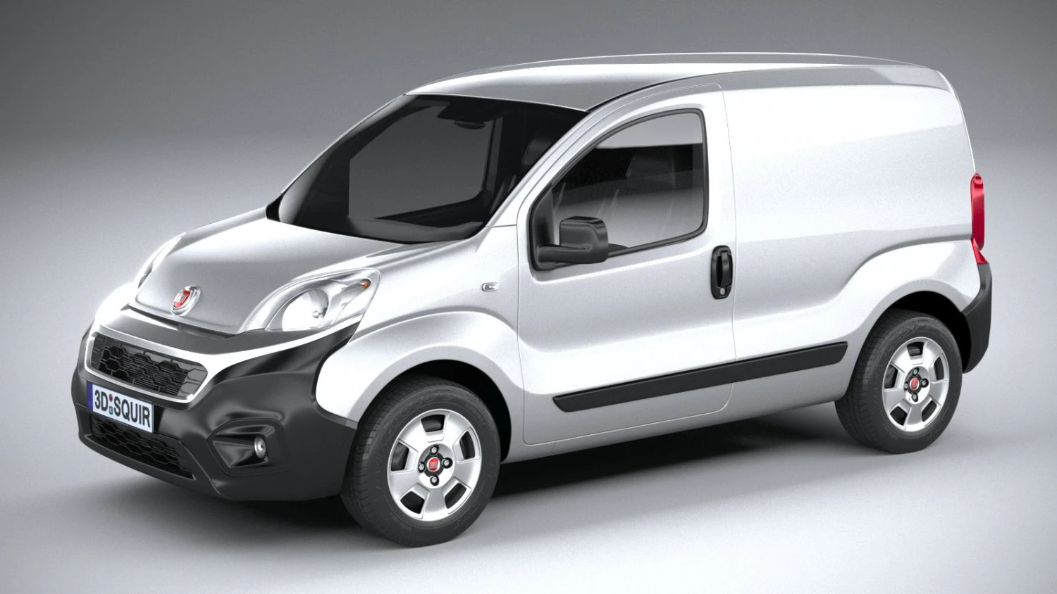 Fiat Fiorino 2017-2019 3D Model .c4d .max .obj .3ds .fbx .stl .blend 