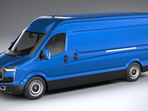 Generic Van Heavy 2020 3D Model