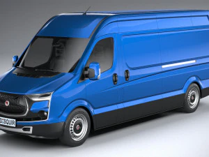 Generic Van Heavy 2020 3D Model