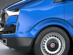 Generic Van Heavy 2020 3D Model