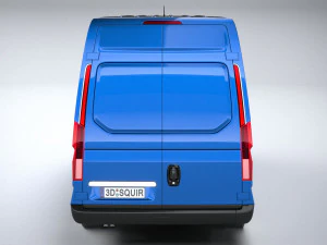 Generic Van Heavy 2020 3D Model