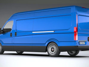 Generic Van Heavy 2020 3D Model