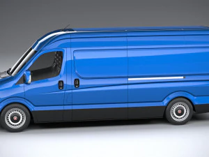 Generic Van Heavy 2020 3D Model