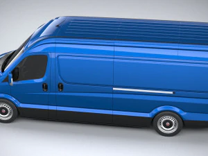 Generic Van Heavy 2020 3D Model