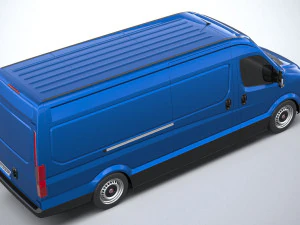 Generic Van Heavy 2020 3D Model