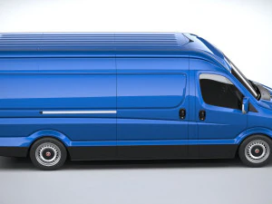 Generic Van Heavy 2020 3D Model