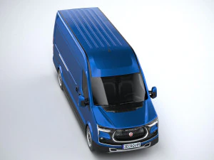 Generic Van Heavy 2020 3D Model