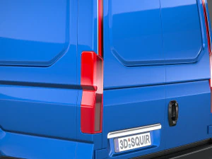 Generic Van Heavy 2020 3D Model