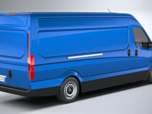 Generic Van Heavy 2020 3D Model