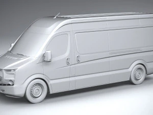 Generic Van Heavy 2020 3D Model