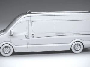 Generic Van Heavy 2020 3D Model