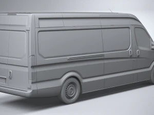 Generic Van Heavy 2020 3D Model