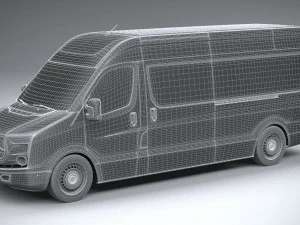 Generic Van Heavy 2020 3D Model