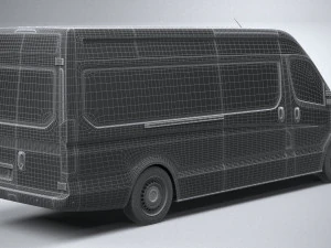 Generic Van Heavy 2020 3D Model