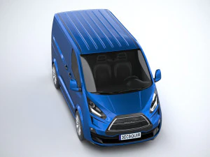 Generic Van Medium 2020 3D Model