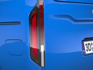 Generic Van Medium 2020 Modello 3D